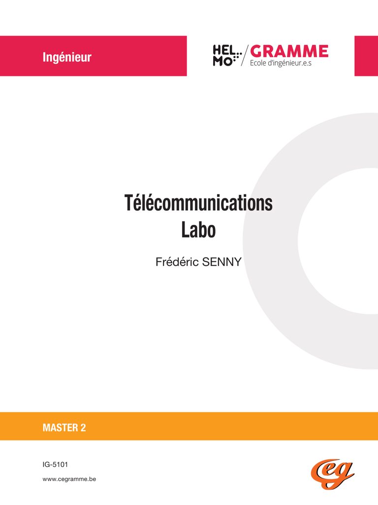 [IG-5101] Télécommunications : Labo