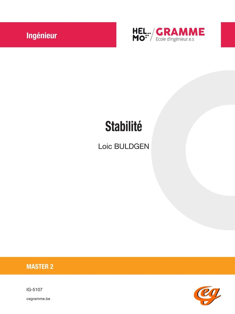 Stabilité