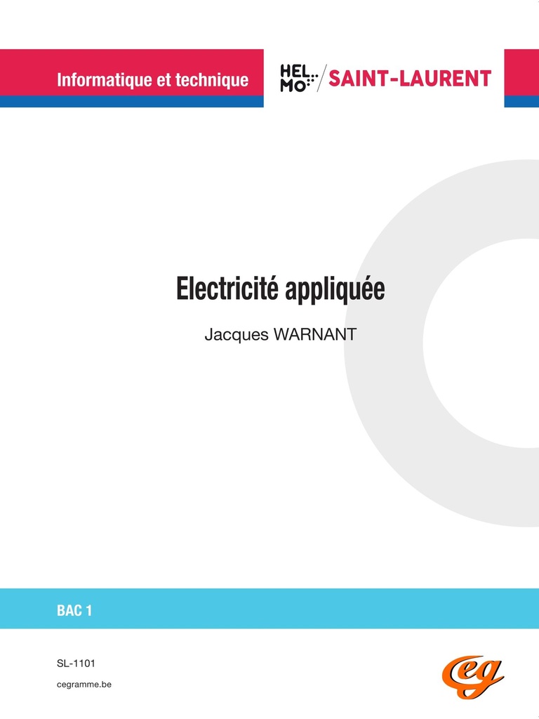 [SL-1101] Electricité appliquée