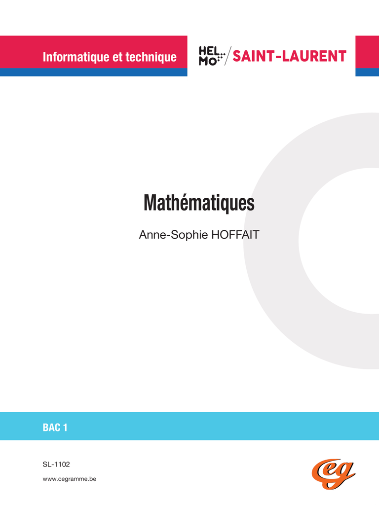 [SL-1102] Mathématiques