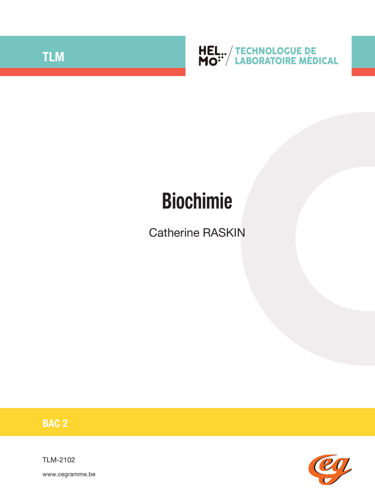 [TLM-2102] Biochimie